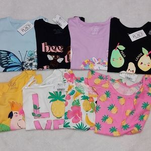 NWT Set of 8 graphic tees and tanks